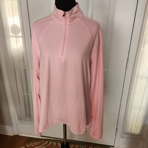 Champion Pink Zip Work Out Long Sleeve Top  Size Plus XXL‎